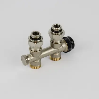 Begetube H-stuk begetube vloeraansluiting recht 1/2 x M24 thermostatiseerbaar tweepijpsaansluiting 162051052