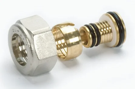 Begetube Knelkoppeling Begetube Alpex - VPE aluminium 16x2mm M24 x 1,5 500570118