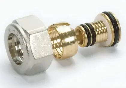 Begetube Knelkoppeling Begetube Alpex - VPE messing 16x2mm 3/4" 500600418
