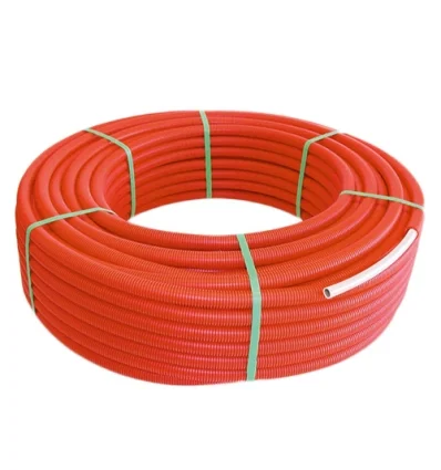 Begetube Meerlagenbuis met mantelbuis Begetube Alpex duo 18x2mm rood flexibel 50m 800291050