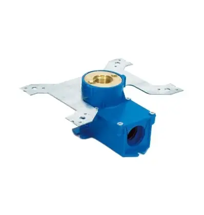Begetube Muuraansluitdoos begemac enkel 1/2 x M24 voorbouwwand blauw 622262052