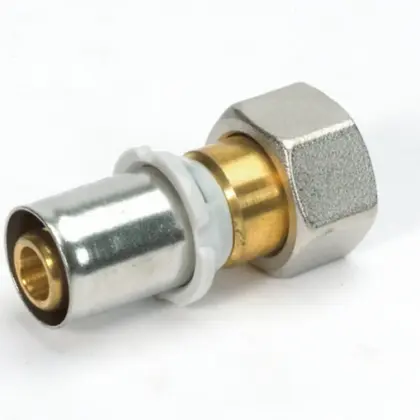 Begetube Persaansluitkoppeling messing 20/2mm x 3/4" FF (drink)water Begetube Alpex 501280535