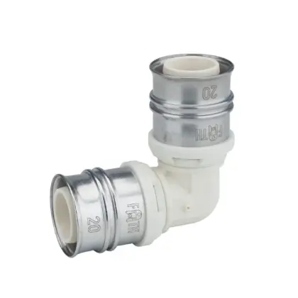 Begetube Persknie kunststof 32/3mm FF 90° (drink)water Begetube DUO XS PPSU 82832202