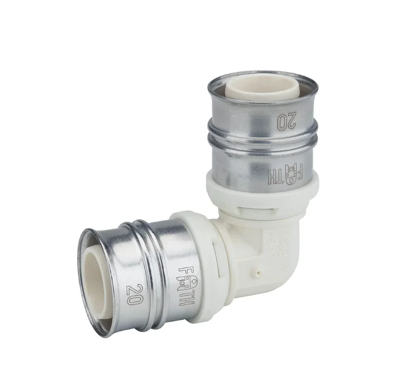 Begetube Persknie kunststof 32/3mm FF 90° (drink)water Begetube DUO XS PPSU 82832202
