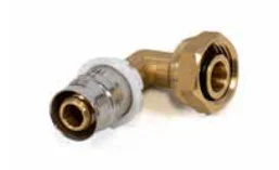 Begetube Persovergangsknie messing 16/2mm x 1/2" F 90° (drink)water Begetube 312112618