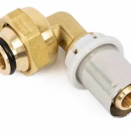Begetube Persovergangsknie messing /2mm x F 90° (drink)water Begetube 318112618