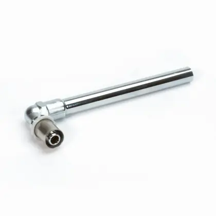 Begetube Persovergangsknie messing L=330mm 16/2mm x 15mm koperen buis 90° (drink)water Begetube Alpex 418021812