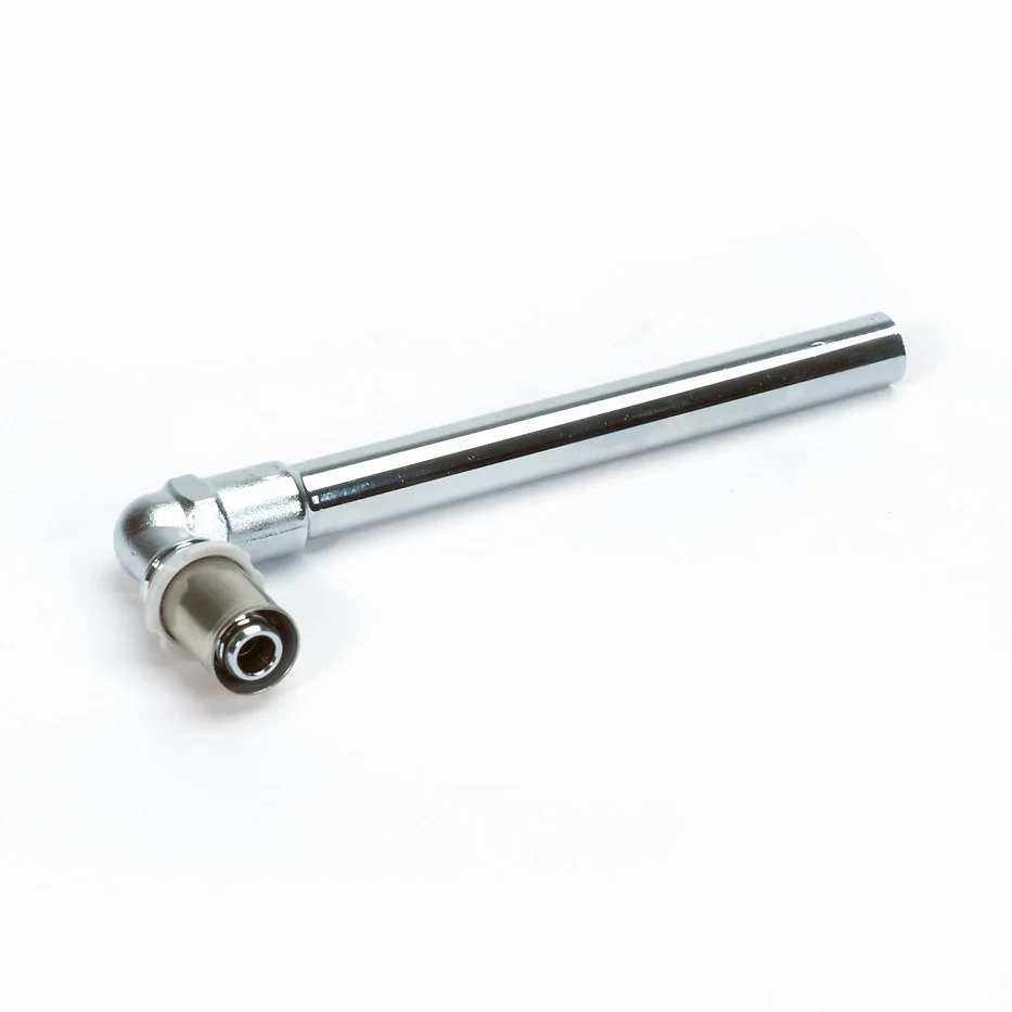 Begetube Persovergangsknie messing L=330mm 16/2mm x 15mm koperen buis 90° (drink)water Begetube Alpex 418021812