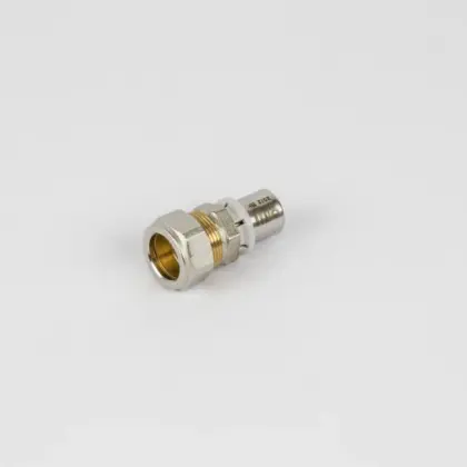 Begetube Persovergangsstuk koper 16/2mm x 15mm knel (drink)water Begetube Alpex 408021218