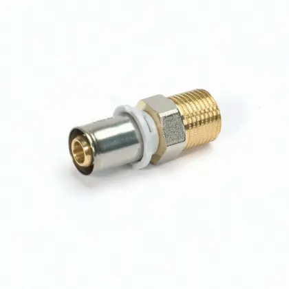 Begetube Persovergangsstuk messing 26/3mm x 3/4" M (drink)water Begetube Alpex 308010756