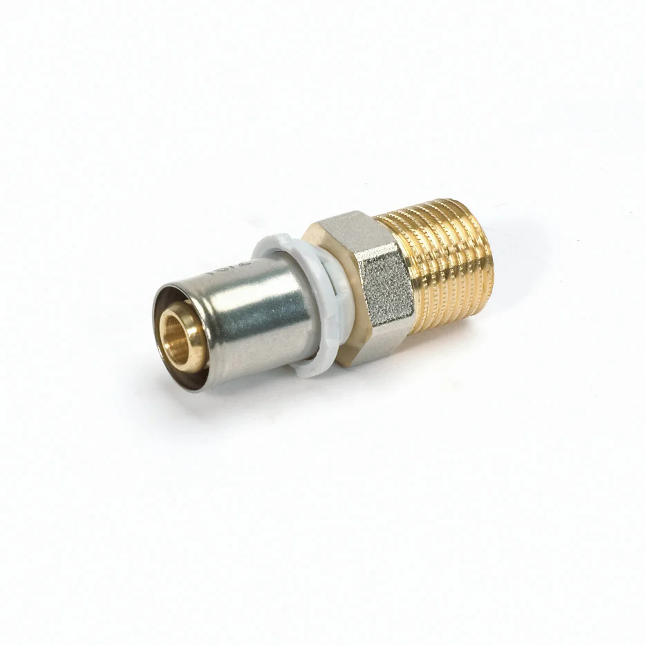 Begetube Persovergangsstuk messing 63/4mm x 2" M (drink)water Begetube Alpex 308011687