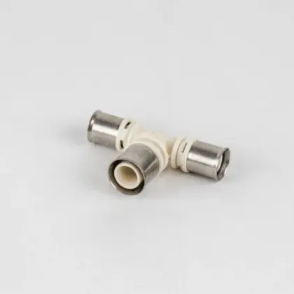 Begetube Persverloop-T kunststof 16/2x20/2x16/2mm FFF (drink)water Begetube Alpex PPSU 88616350
