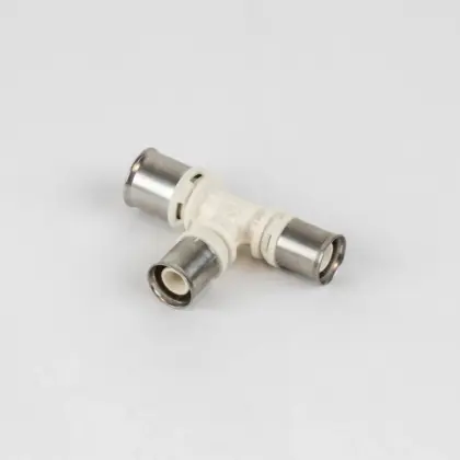 Begetube Persverloop-T kunststof 20/2x16/2x16/2mm FFF (drink)water Begetube Alpex PPSU 88620333