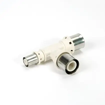Begetube Persverloop-T kunststof 26/3x26/3x16/2mm FFF (drink)water Begetube Alpex PPSU 325561856