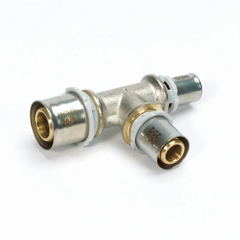 Begetube Persverloop-T messing 32/3x20/2x26/3mm FFF (drink)water Begetube Alpex 328355666