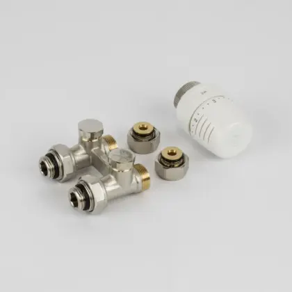 Begetube Radiatorset met H-stuk vloeraansl. 1/2 - M24x16/2 begetube 506293