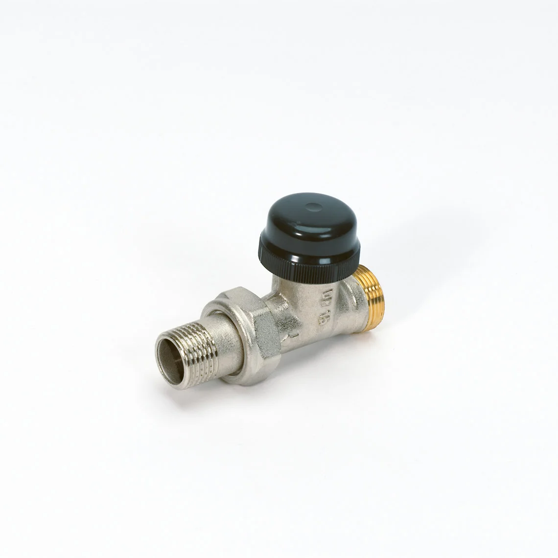 Begetube Thermost.kraan recht instelb.1/2 x M24 instelbare kV. waarde 122040052