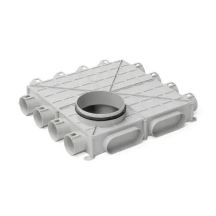 Begetube Verdeelbox ventilatie Begetube Profi-Air Ø180mm kunststof 180mmmm 63 010002012