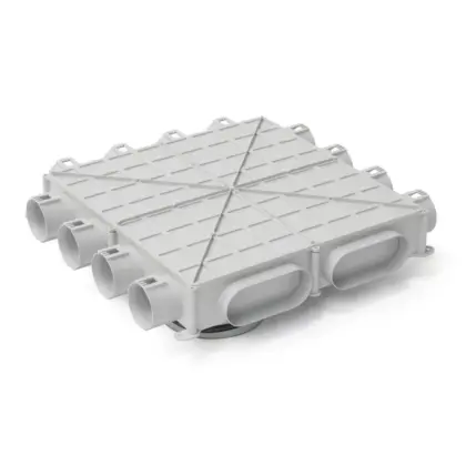 Begetube Verdeelbox ventilatie Begetube Profi-Air Ø180mm kunststof 180mmmm 63 010002112