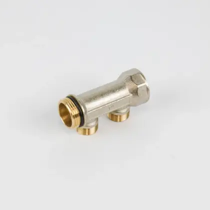 Begetube Verdeler voor CV messing Begetube 1" + 2 x 1" 226101002