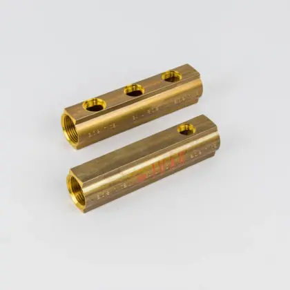 Begetube Verdeler voor CV messing Begetube 1" + 3 x 1" met ontluchting