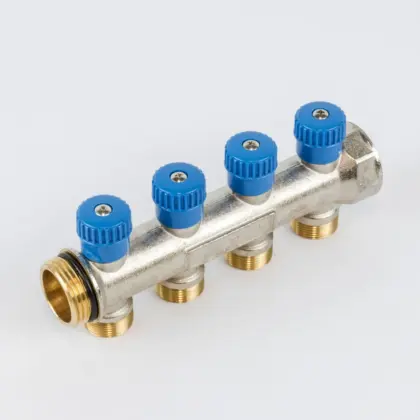 Begetube Verdeler voor CV messing Begetube 1" + 4 x 1" 225101204