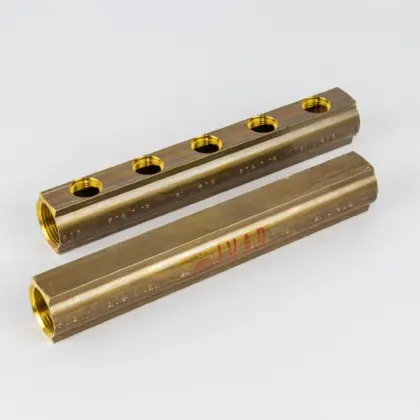 Begetube Verdeler voor CV messing Begetube 1" + 5 x 1" 200100005