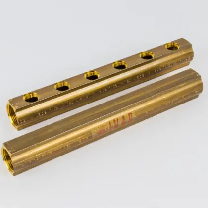 Begetube Verdeler voor CV messing Begetube 1" + 6 x 1" 200100006