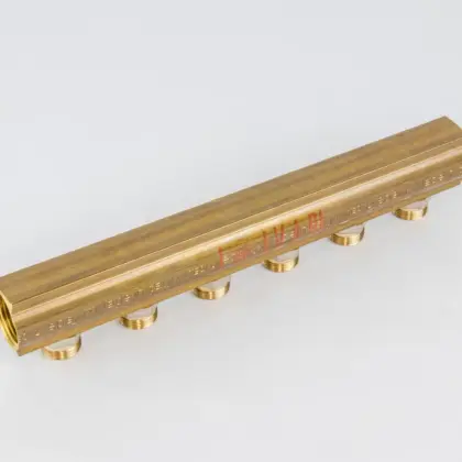 Begetube Verdeler voor CV messing Begetube 1" + 6 x 1" 200101006