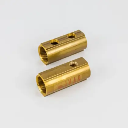 Begetube Verdeler voor CV messing Begetube 5/4" + 2 x 5/4" met ontluchting