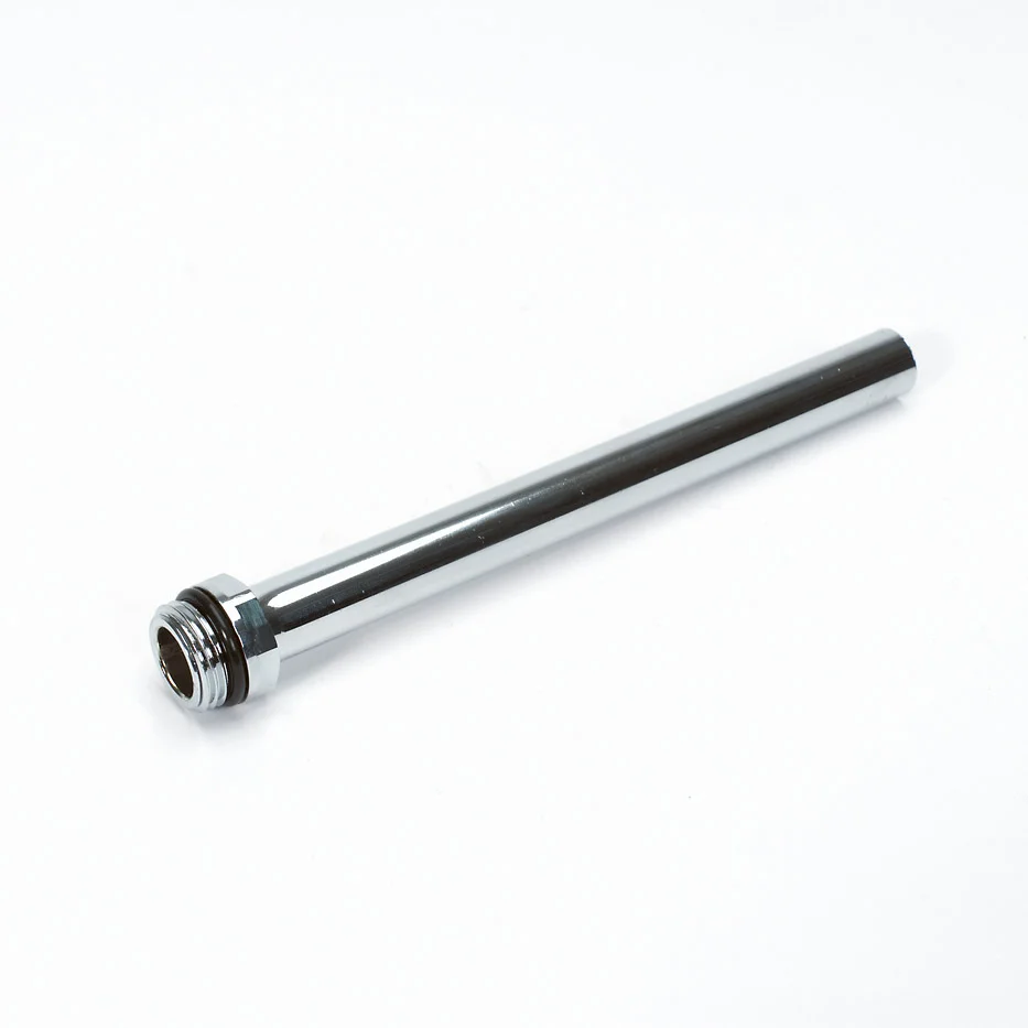 Begetube Verlengstuk uit messing 1/2 met O-ring verchroomde buis 15 mm lengte 160 mm 409020512