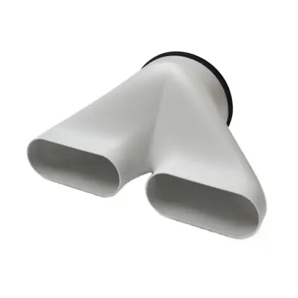 Begetube Verloopstuk vierkant op rond Begetube Profi-Air Ø160mm Oval Duct 010446816