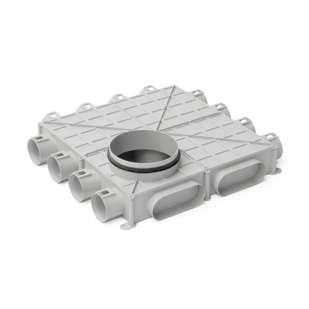 Begetube Verdeelbox ventilatie Begetube Profi-Air Ø180mm kunststof 12x63mm 010002012