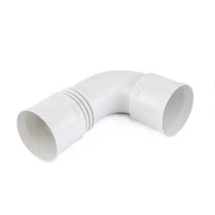 Begetube Bocht rond luchtkanaal Begetube Profi-Air 75mm 90° kunststof 75 010220175