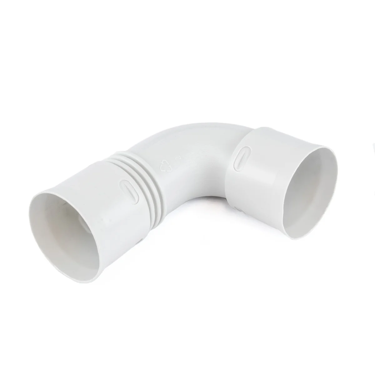 Begetube Bocht rond luchtkanaal Begetube Profi-Air 75mm 90° kunststof 75 010220175