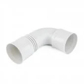Begetube Bocht rond luchtkanaal Begetube Profi-Air 90mm 90° kunststof 90 010220190