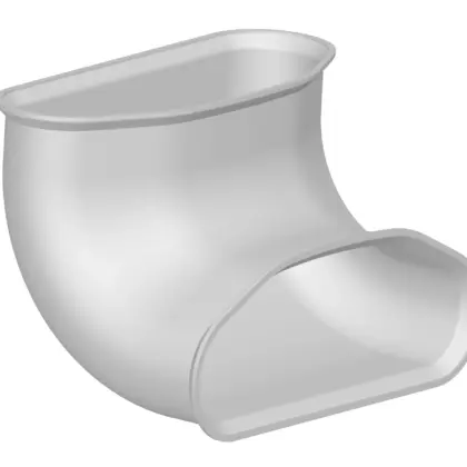 Begetube Profi-Air muurbocht 90 voor Tunnel buis begetube 010320052