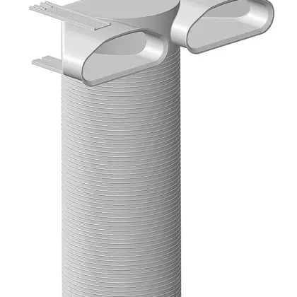 Begetube Ventielcollector Begetube Profi-Air 2xovaal Tunnel 010372052