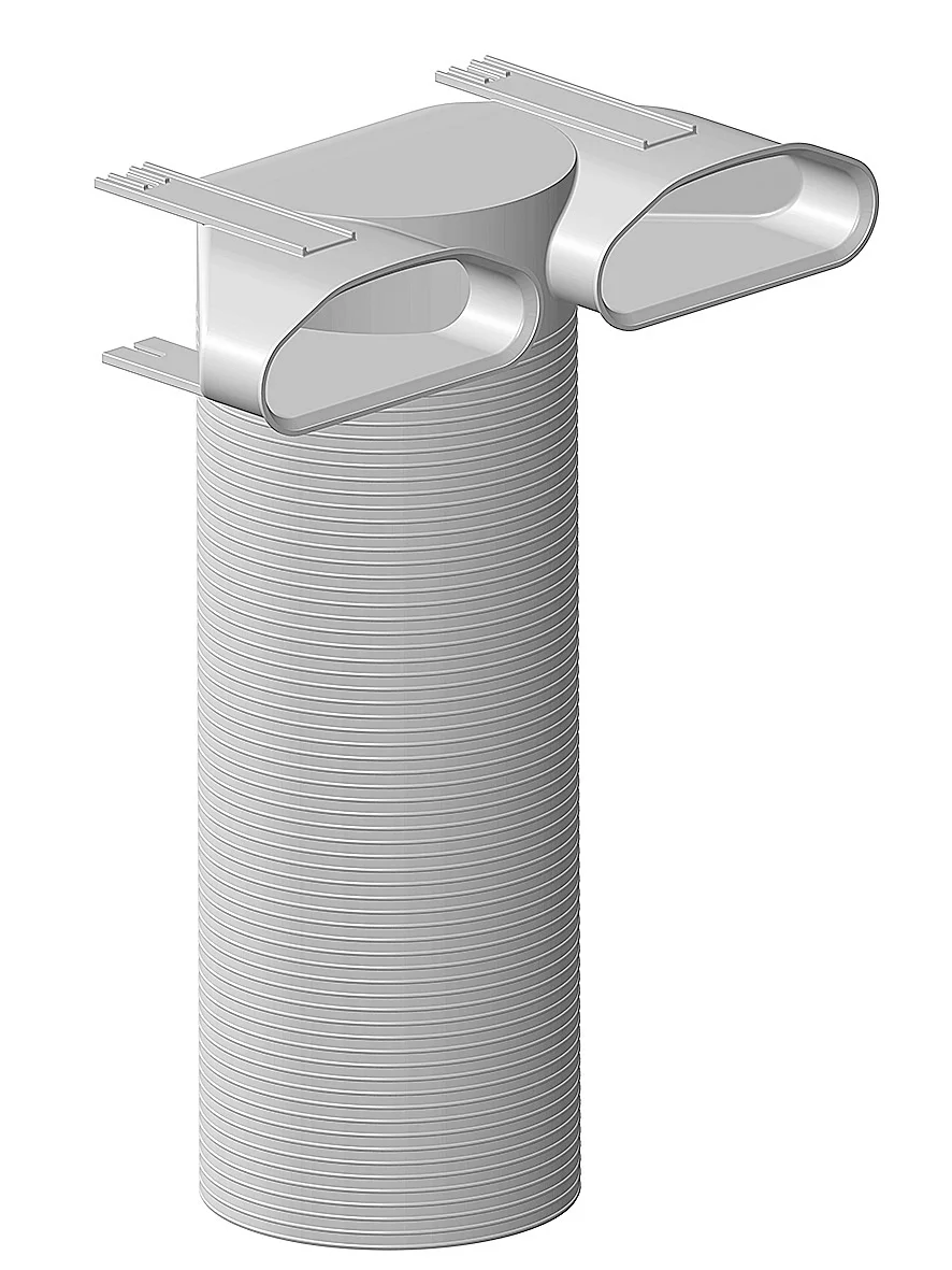 Begetube Ventielcollector Begetube Profi-Air 2xovaal Tunnel 010372052