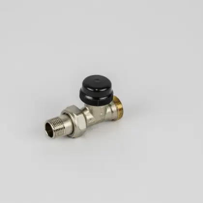 Begetube Thermost.kraan recht 1/2 x eurokonus stofkap instelbare kV waarde 122040055