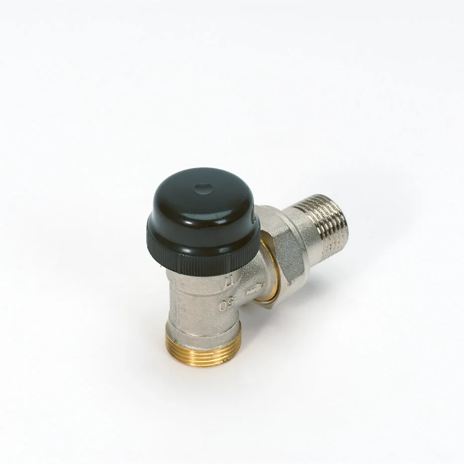 Begetube Thermostaatkraan begemac haaks 1/2 x EK met instelbare KV waarden 134040055