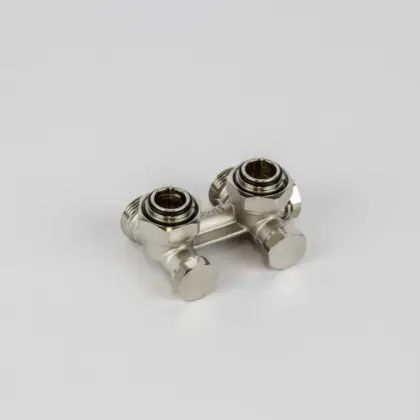 Begetube H-onderblok Begetube 3/4" ek haaks één/tweepijp inox 160553055
