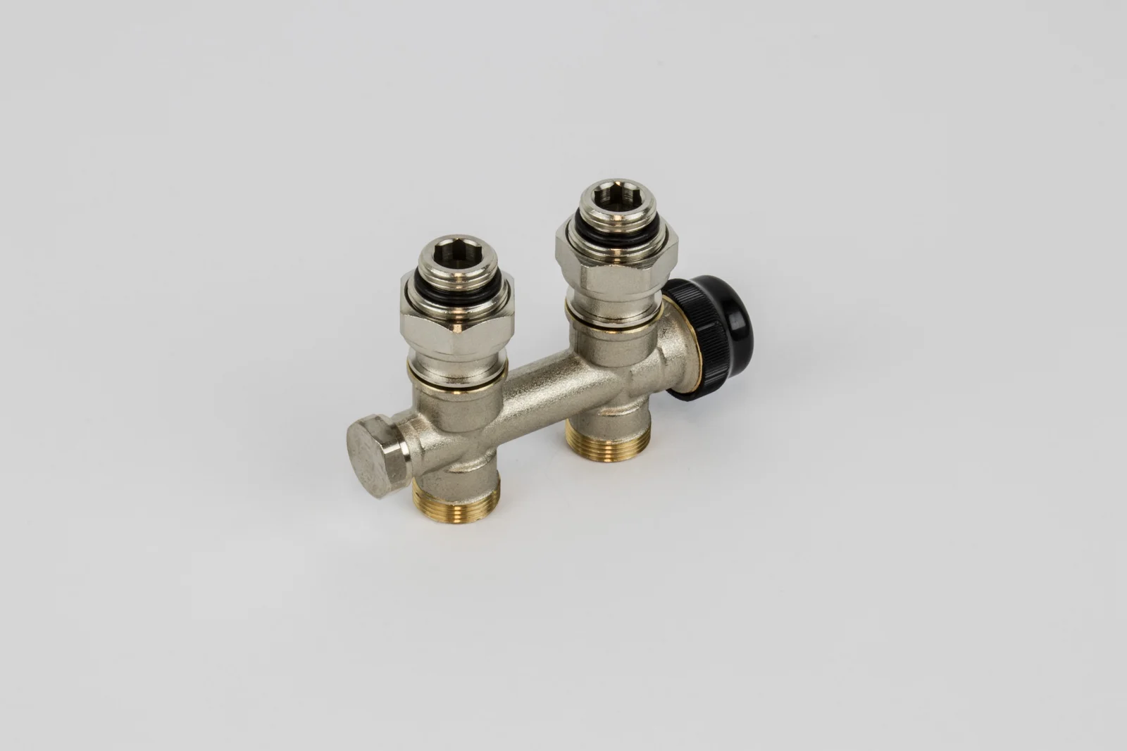 Begetube H-onderblok Begetube M24 x 1,5 1/2" recht tweepijp 162051052
