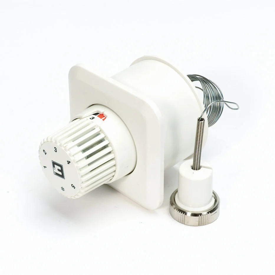 Begetube Radiatorthermostaatknop Begetube 3000 M30 x 1,5 wit 6.5-28°C 2m inbouw 180021200