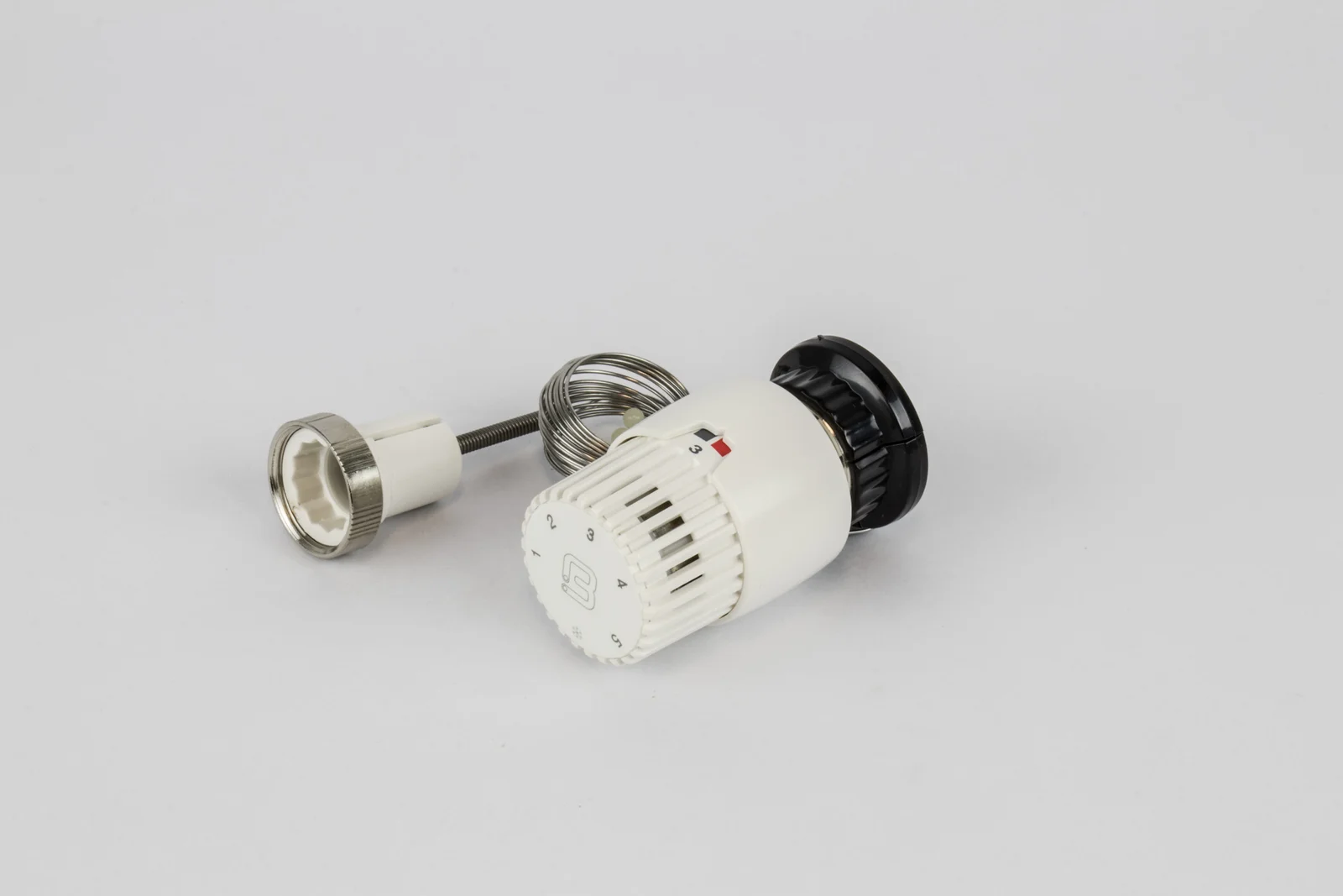 Begetube Radiatorthermostaatknop Begetube 3000 M30 x 1,5 wit 6.5-28°C 2m 180022200