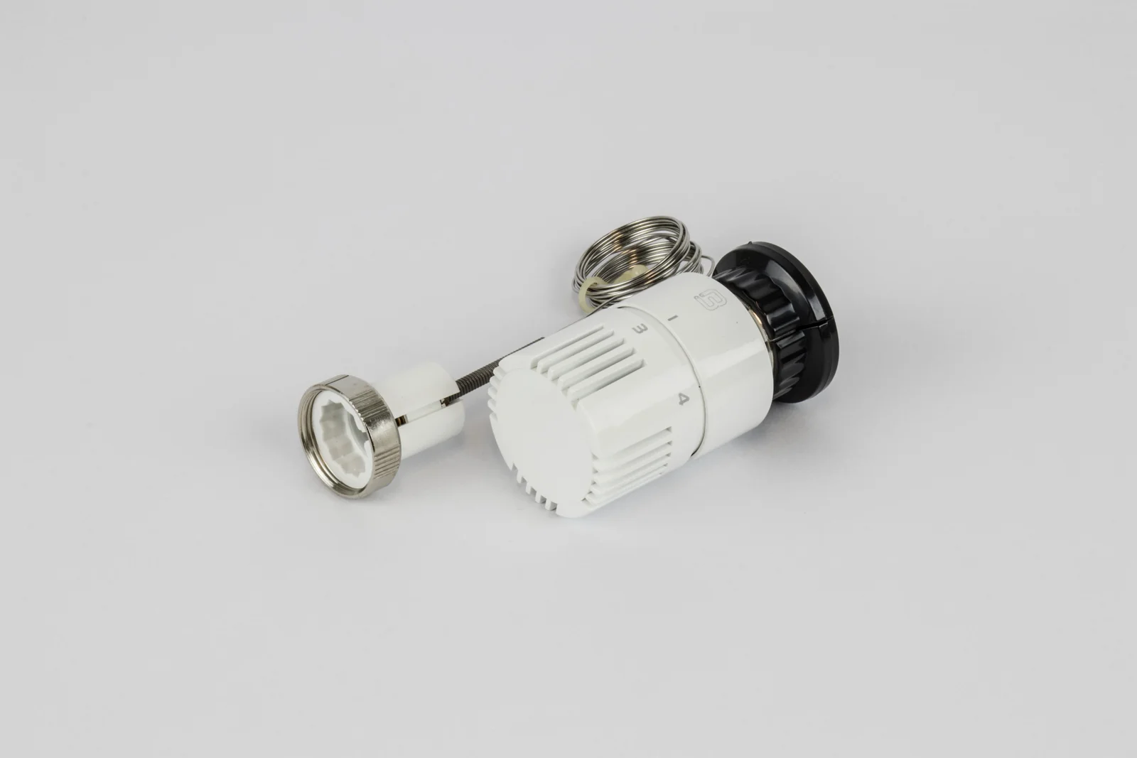 Begetube Radiatorthermostaatknop Begetube 4000 M30 x 1,5 wit 6.5-28°C 2m 180622200
