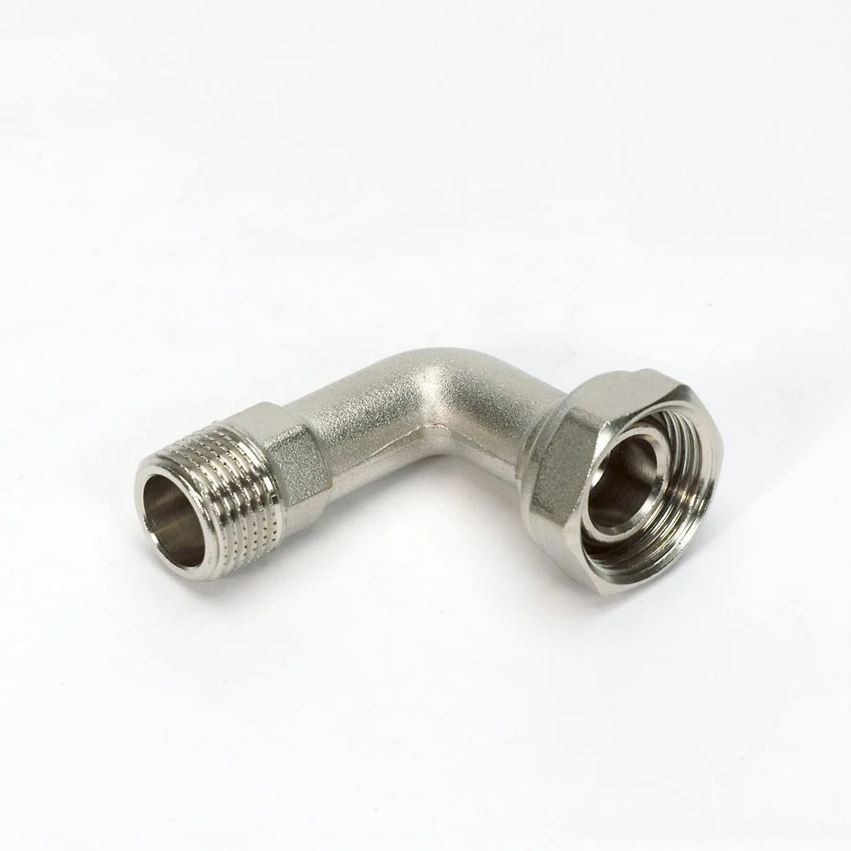 Begetube Bocht vr driewegset 1/2 M x 3/4 o-ring zonder moer begetube 182001004