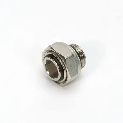 Begetube Aansluitstuk kollektor 1/2 met o-ring & moer 3/4 begetube 182003105