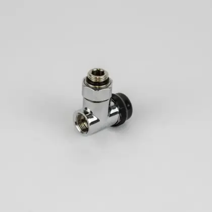 Begetube Haakse thermostatiseerbare radiatorkraan Optima verchroomd begetube 190110026