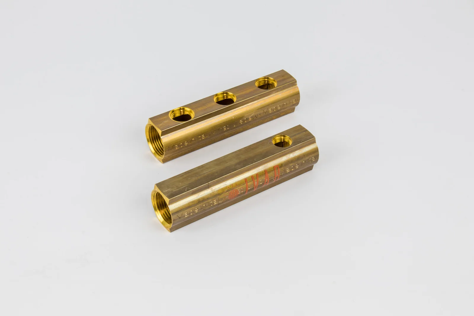Begetube Verdeler voor CV messing Begetube 1" + 3 x 1/2" met ontluchting